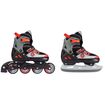 Nijdam Inline Skates - Παγοπέδιλα Combo "Red Raider" Size: 29-32 N14AC01