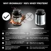 Πρωτεΐνη IronMaxx 100% Whey Protein 900gr Dark Cookie Salted Caramel