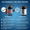 Πρωτεΐνη IronMaxx 100% Whey Protein 900gr Dark Ecuador Chocolate