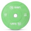 Δίσκος Color Bumper Plate Slim 50 mm 10 Kg – Πράσινο 84847