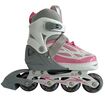 Πατίνια Roller Ρυθμιζόμενα με Led Τροχούς Inline Γκρι/Ροζ G&C BW188