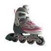 Πατίνια Roller Ρυθμιζόμενα με Led Τροχούς Inline Γκρι/Ροζ G&C BW188