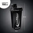 Shaker Πρωτεΐνης IronMaxx 750ml - Black