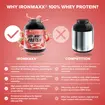Πρωτεΐνη IronMaxx 100% Whey Protein 2350gr Strawberry