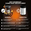 Πρωτεΐνη IronMaxx Clear Whey Isolate ZERO 400gr Cola Orange