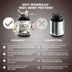 Πρωτεΐνη IronMaxx 100% Whey Protein 900gr Stracciatella