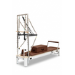 Κρεβάτι Pilates Reformer With Tower Aluminium Brown Leather VIKING