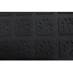 Λαστιχένιο Πάτωμα BECROSS Πλακάκι 100x100cm 20mm Μαύρο 94455