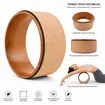 Τροχός Yoga και Pilates Yoga Wheel Cork MotivationPro