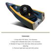Κανό Φουσκωτό 2 Ατόμων Tomahawk II Air-K440 440cm AQUA MARINA 28359