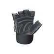 Γάντια γυμναστικής (κοφτά) RAW POWER Medium - Μαύρο/Γκρι PS-2850