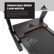 Διάδρομος Γυμναστικής Ηλεκτρικός T-19 3.5 HP Adidas Δ-359