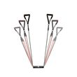 Reebok Σετ Λάστιχα Αντίστασης (Level 1-3) RATB 30034 Power Tube Set (Red/Black) RATB-30034