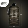 Μπουκάλι Nερού 2200ml Μαύρο Ματ IronMaxx