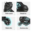Πατίνια Roller Ρυθμιζόμενα In-Line Skates Μαύρο/Τιρκουάζ NILS Extreme NA19318