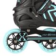 Πατίνια Roller Ρυθμιζόμενα In-Line Skates Μαύρο/Τιρκουάζ NILS Extreme NA19318