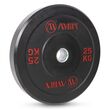 Δίσκος AMILA Black R Bumper Slim 50mm 25Kg 84835
