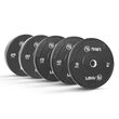 Δίσκος Βαρών Ολυμπιακού Τύπου CrossFit Black W Bumper Slim 50mm 10Kg AMILA 84842