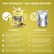 Πρωτεΐνη IronMaxx 100% Vegan Protein Zero 500gr Buttermilk Lemon Πρωτεΐνη IronMaxx 100% Vegan Protein Zero 500gr Buttermilk Lemon