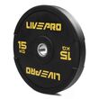 Δίσκος Bumper LivePro Ø50 (15kg) B-8331-15 Δίσκος Bumper LivePro Ø50 (15kg) B-8331-15