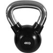 Kettlebell Rubber Cover Cr Handle 4Kg 90453