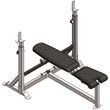 Adjustable olympic bench press 93704