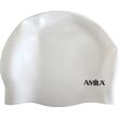 Σκουφάκι Κολύμβησης AMILA Medium Hair HQ Λευκό 47027