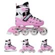 Πατίνια Roller - Παγοπέδιλα Ρυθμιζόμενα In-Line Skates 4σε1 Ροζ με Led Τροχούς NILS EXTREME NH10905 Πατίνια Roller - Παγοπέδιλα Ρυθμιζόμενα In-Line Skates 4σε1 Ροζ με Led Τροχούς NILS EXTREME NH10905