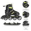 Πατίνια Roller - Παγοπέδιλα Ρυθμιζόμενα In-Line Skates / Hockey Ice Skates 2σε1 Μαύρο/Πράσινο NILS Extreme NH 18191 Πατίνια Roller - Παγοπέδιλα Ρυθμιζόμενα In-Line Skates / Hockey Ice Skates 2σε1 Μαύρο/Πράσινο NILS Extreme NH 18191
