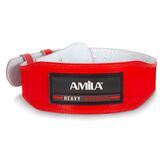 Ζώνη Άρσης Βαρών AMILA Δερμάτινη Κόκκινη Γ΄ Quality L 44307 Ζώνη Άρσης Βαρών AMILA Δερμάτινη Κόκκινη Γ΄ Quality L 44307