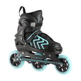 Πατίνια Roller Ρυθμιζόμενα In-Line Skates Μαύρο/Τιρκουάζ NILS Extreme NA19318 Πατίνια Roller Ρυθμιζόμενα In-Line Skates Μαύρο/Τιρκουάζ NILS Extreme NA19318