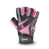 Γάντια Άρσης Βαρών Χωρίς Περικάρπιο Amara PU Ροζ/Μαύρο AMILA Γάντια Άρσης Βαρών Χωρίς Περικάρπιο Amara PU Ροζ/Μαύρο AMILA