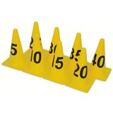 Κώνοι με Νούμερα Σετ 8τμχ Κίτρινοι 99303 Κώνοι με Νούμερα Σετ 8τμχ Κίτρινοι 99303