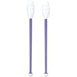 Κορίνες Ρυθμικής Γυμναστικής 45cm Μαλακές, Μωβ/Λευκό 98956 Κορίνες Ρυθμικής Γυμναστικής 45cm Μαλακές, Μωβ/Λευκό 98956