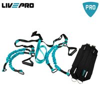 LivePro Ελαστικό Σύστημα Ανάρτησης Ιμάντες Ενδυνάμωσης με Λάστιχα Β-8166
