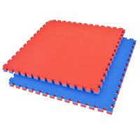 Δάπεδο Προστασίας Puzzle EVA 100x100x2.0cm Μπλε / Κόκκινο PEGASUS