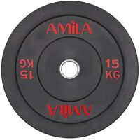 Δίσκος AMILA Black R Bumper 50mm 15Kg 84608
