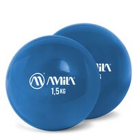 Μπάλες Pilates Palm Ball Two-Pack 1,5Kg Μπλε AMILA 96718