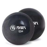 Μπάλες Pilates Palm Ball Two-Pack 0,5Kg Μαύρο AMILA 96721