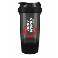Shaker Πρωτεΐνης 500ml +150ml Bodyworks