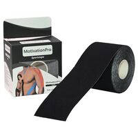 Ταινία Κινησιοθεραπείας Μαύρη 5cm 5m MotivationPro