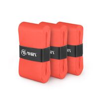 Ταινία Λαβής Ρακετών AMILA Overgrip Coral Red 3 Τεμ 45794