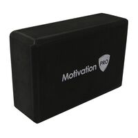 Τούβλο Γυμναστικής Yoga Block Μαύρο 23x14x7.5cm MotivationPro