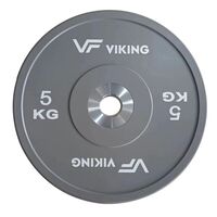 Δίσκος Βαρών Ολυμπιακού Τύπου CrossFit Competition Bumper Plates 5.00kg VIKING