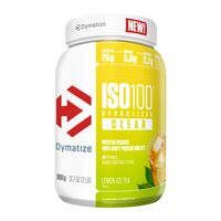 Πρωτεΐνη DYMATIZE ISO 100 Clear Hydrolyzed 900gr Lemon Ice Tea