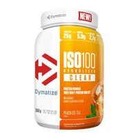 Πρωτεΐνη DYMATIZE ISO 100 Clear Hydrolyzed 900gr Peach Ice Tea