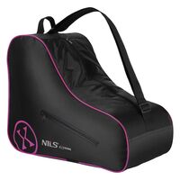 Τσάντα μεταφοράς Inline Rollers με φερμουάρ TS105 Μαύρο/Ροζ One Size NILS EXTREME