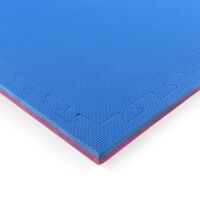 Δάπεδο Προστασίας Puzzle EVA Πλέξη 100x100x2cm Κόκκινο-Μπλε AMILA 36645