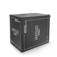 Πλειομετρικό Κουτί Plyo Box Raw Rise 40x50x60 cm - Μαύρο 95146