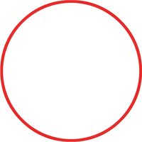 Χούλα-Χουπ 60cm - Φ18mm - 155gr, Κόκκινο 48168